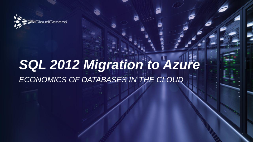 SQL 2012 Migration to Azure